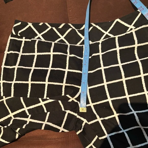 Donna Degnan Checkered Cropped Pants size 6 - Picture 7 of 10